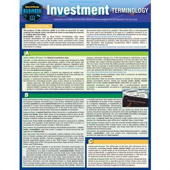 Investment Terminology