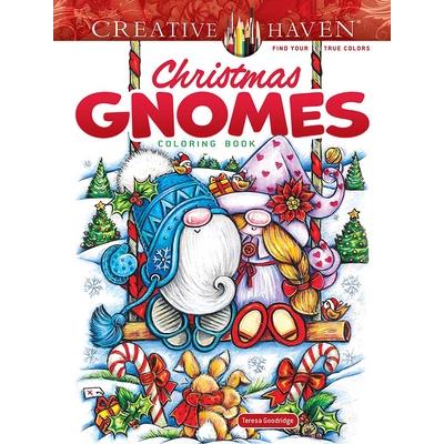 Creative Haven Christmas Gnomes Coloring Book