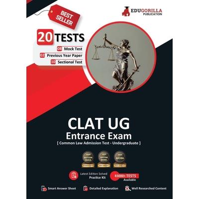 Complete CLAT UG Exam Preparation Book 2021 For UnderGraduate Programmes 8 Full-length Mock Tests [Solved] ＋ 15 Sectional Tests ＋ 3 Previous Year Paper By EduGorilla