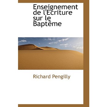 Enseignement de L’Ecriture Sur Le Bapt Me