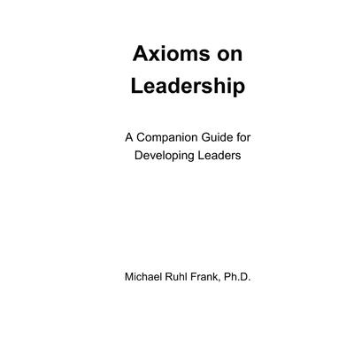 Axioms on Leadership