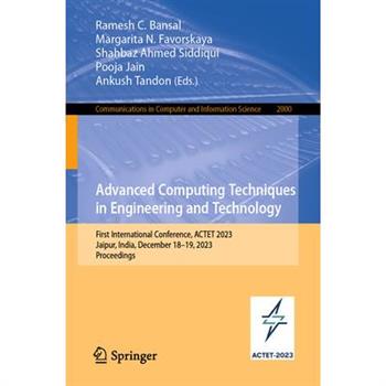 Advanced Computing Techniques in Engineering and Technology