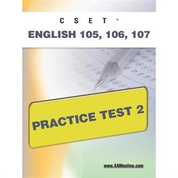 Cset English 105, 106 Practice Test 2