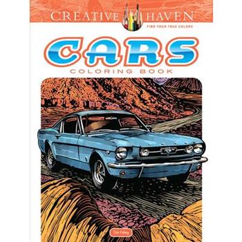 Creative Haven Cars Coloring Book