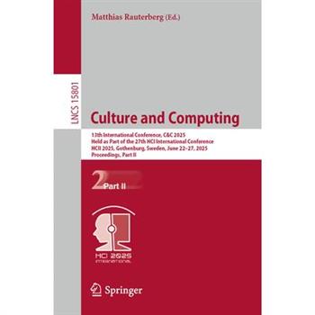 Culture and Computing