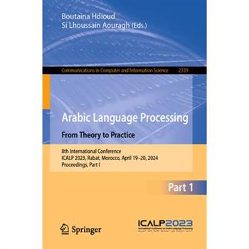 Arabic Language Processing: From Theory to Practice