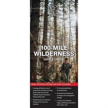 100-Mile Wilderness Map & Guide