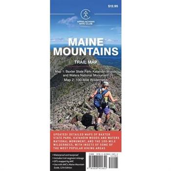 AMC Maine Mountains Trail Maps 1-2