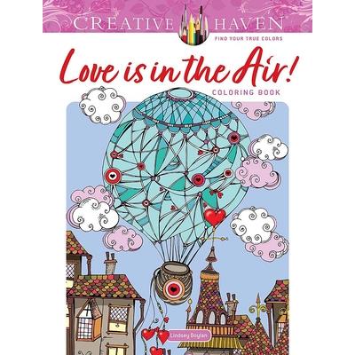 Creative Haven Love Is in the Air! Coloring Book