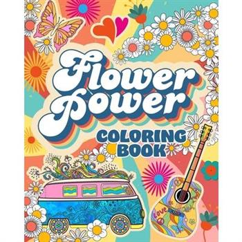Flower Power Coloring Book