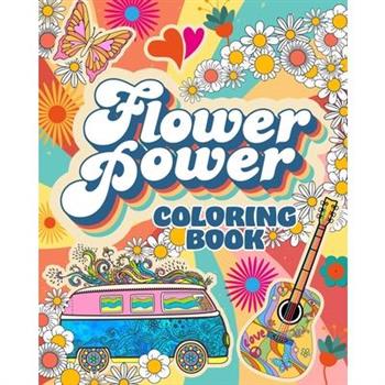 Flower Power Coloring Book