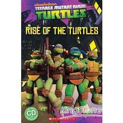 Scholastic Popcorn Readers Level 1: Teenage Mutant Ninja Turtles: Rise of the Turtles with CD忍者龜