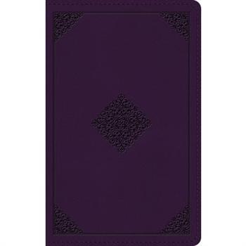 ESV Large Print Personal Size Bible (Trutone, Lavender, Ornament Design)