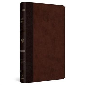 ESV Large Print Thinline Reference Bible (Trutone, Brown/Walnut, Timeless Design)