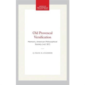 Old Provencal Versification