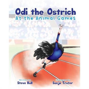 Odi the Ostrich at the Animal Games