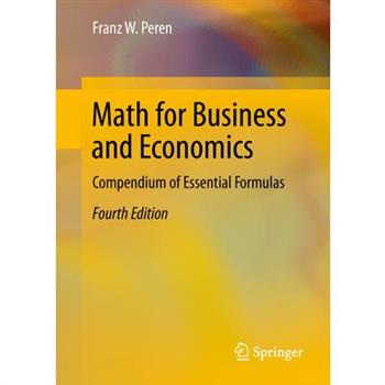 Math for Business and Economics