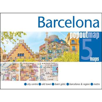 Barcelona Popout Map