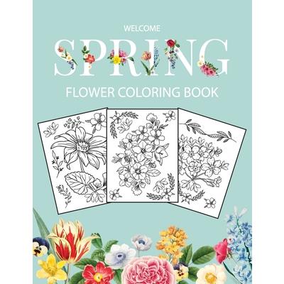 Flower Coloring Book