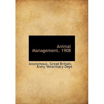 Animal Management. 1908