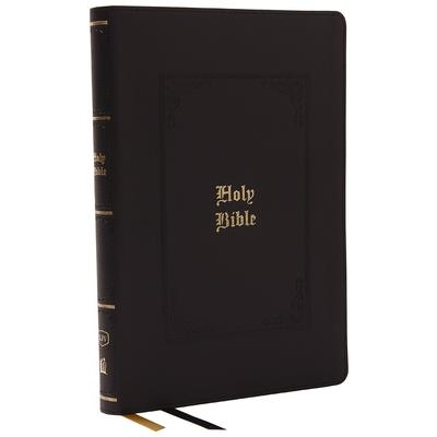 KJV Bible, Giant Print Thinline Bible, Vintage Series, Leathersoft, Black, Red Letter, Comfort Print: King James Version