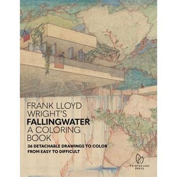 Frank Lloyd Wright's Fallingwater Coloring Book