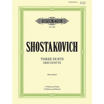 SHOSTAKOVICH 3 DUETS VIOLIN ENSEMBLE
