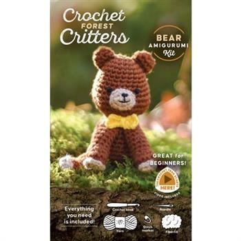 Crochet Forest Critters Amigurumi Kit Bear