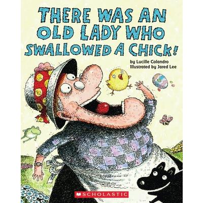 There was an old lady who swallowed a chick! /