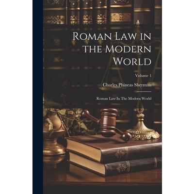 Roman Law in the Modern World