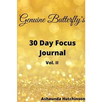 Genuine Butterfly 30 Day Focus Journal