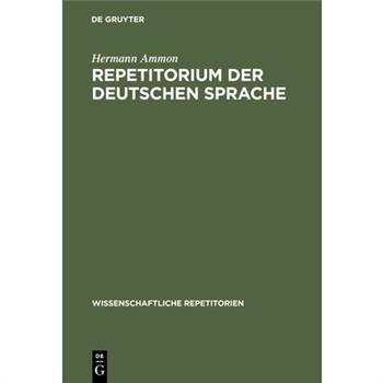 Repetitorium der deutschen Sprache