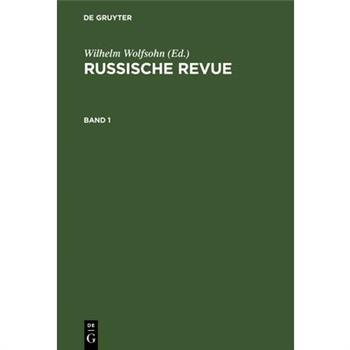 Russische Revue. Band 1