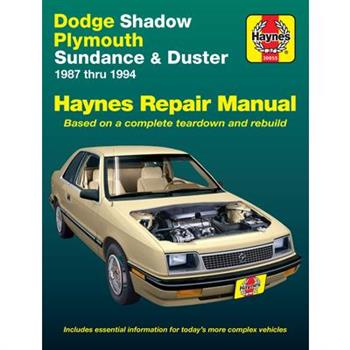 Dodge Shadow & Plymouth Sundance, Duster 1987-94