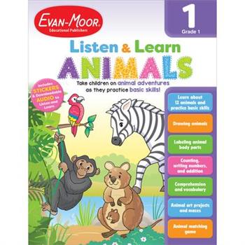 Listen and Learn: Animals, Grade 1 Workbook
