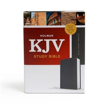 KJV Study Bible, Full-Color, Charcoal Cloth-Over-Board