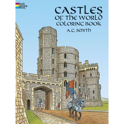 Castles of the World Coloring Book