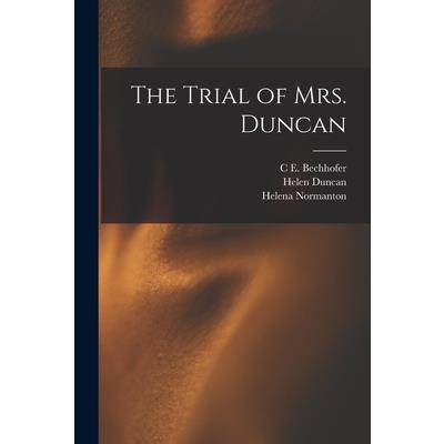 The Trial of Mrs. Duncan