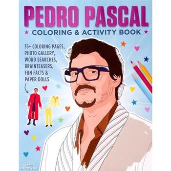 Pedro Pascal Coloring & Activity Book