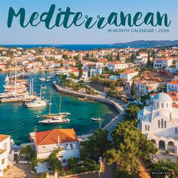 Mediterranean 2026 12 X 12 Wall Calendar