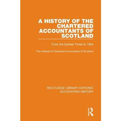 A History of the Chartered Accountants of Scotland