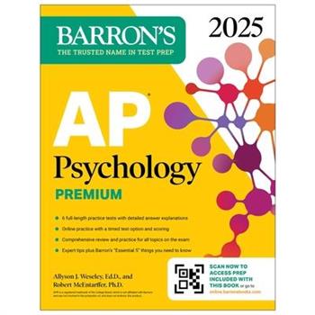 AP Psychology Premium, 2025: Prep Book for the New 2025 Exam with 3 Practice Tests + Comprehensive Review + Online Practice