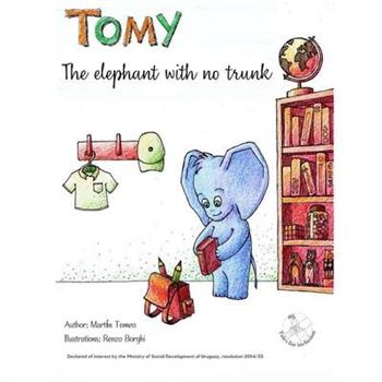 Tomy, the elephant with no trunk