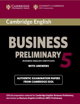 Cambridge English Business 5 Preliminary Student’s Book with Answers