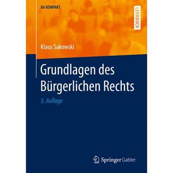 Grundlagen Des B羹rgerlichen Rechts