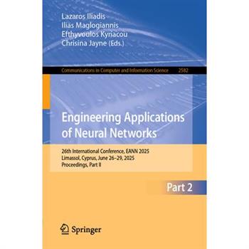 Engineering Applications of Neural Networks