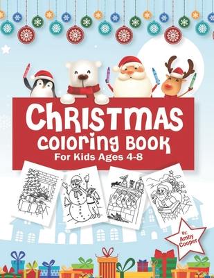 Christmas Coloring Book for Kids Ages 4-8