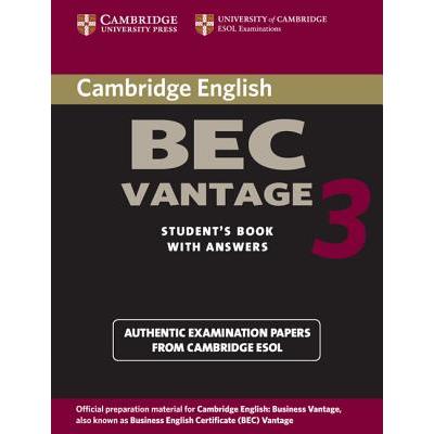 Cambridge BEC Vantage 3 With Answers