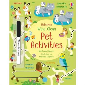Wipe-Clean Pet Activities