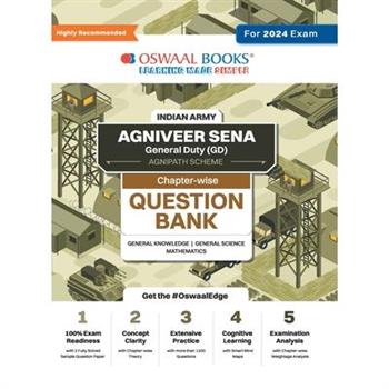 Oswaal Indian Army Agniveer Sena General Duty (GD) (Agnipath Scheme ) Question Bank Chapterwise Topic-wise for General Knowledge General Science Mathematics For 2024 Exam